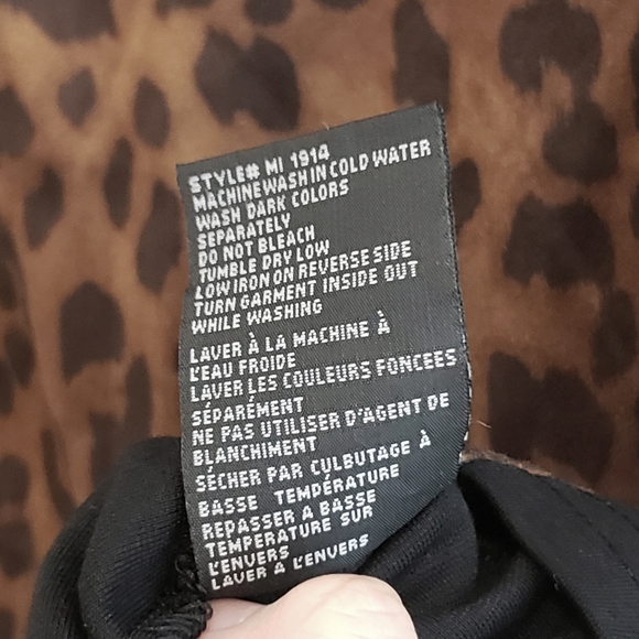 NWOT Black Animal Print Long Sleeve Mesh Dress Coquette Sheer Host Pick🩶 - Picture 7 of 7